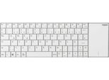 Rapoo E2710 - Tastatur - Mit Touchpad - Kabellos - 2.4 Ghz - Weiß