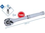 Brilliant Tools Cricchetto Reversibile Da 3/8" Con Impugnatura In Metallo"