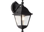 Brillante Applique Da Esterno Nissie | Luce Decorativa Da Esterno | Sospensione | Nero | 1X E27 Max. 60 W | IP44