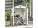 Sobuy Garage Per Biciclette Capannone Attrezzi Resistente Alle Intemperie Per 1-2 Biciclette Tenda Carport Con Protezione Uv Capannone Per Biciclette Per La Protezione Dalla Pioggia Terrazza Moto KLS11
