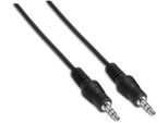Aisens - Cavo Audio Stereo, Jack 3,5/M 3,5/M, Nero, 0,3 M