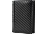 Bugatti Pelle Portafoglio Comet Portrait Wallet Black Nero