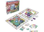 Gioco Da Tavolo Monopoly Junior - Tabellone A 2 Facce - 2 Giochi In 1 - Gioco Del Monopoly Per Bambini E Bambine - Giochi Per Bambini Hasbro