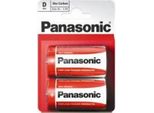 Panasonic ZinkouhlíKové Baterie Red Zinc R20RZ/2BP Eu D 1,5V (Blistr 2Ks)