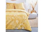 Biancheria Da Letto In Cotone Tropical Vibe, Double-Face, Giallo, 220 X 240 Cm