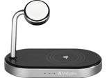 Verbatim WCS-02 Aluminium 3-In-1 Qi Mfi Wifi+Apple Watch Charger