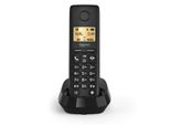Gigaset Pure 100 - Telefono Cordless Con Id Chiamante - Eco Dect\Gap - Nero (S30852-H3105-R101)