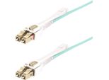 Startech.Com Cavo In Fibra Ottica Multimodale OM4 Lc A Lc (Upc) Con Linguette Push-Pull, 3M, 50/125µM, Reti 100G, Insensibile Alla Piegatura, Bassa Perdita Di Inserzione, Cavo Patch/Bretella In Fibra Ottica Lszh