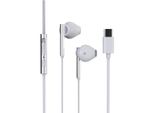 Trevi Hmp 700 C Cuffie Cablate In Ear Per Chiamate/Musica Usb Type-C Bianco