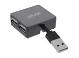 Hub Inline® Usb 2.0 A 4 Porte, Da Spina USB-A A 4X Prese USB-A, Cavo 4 Cm