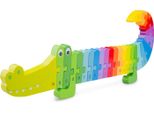 Nuovo Classic Toys Puzzle In Legno Dell'alfabeto Coccodrillo - Giocattolo Educativo Per Bambini