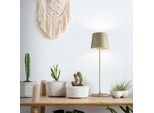 Brillante Lampada Da Tavolo Mobile A Led Per Esterni Kaami | 37Cm | 310Lm | Touch Dimmer, | Ricaricabile Via Usb | Cappuccino