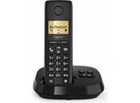 Gigaset Pure 100A - Telefono Cordless - Segreteria Telefonica Con Id Chiamante - Eco Dect\Gap - Nero (S30852-H3125-R1)