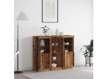 Maison Exclusive - Madia Led Legno Vecchio 123 X 37 X 100 Cm Legno Multistrato