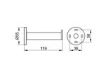Keuco Ersatzrollenhalter Plan 14963, Edelstahl 14963070000