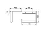 Keuco Toilettenpapierhalter Plan 14973, Mit Ablage, Verchromt, 14973010000 14973010000