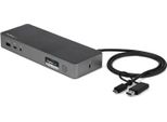 Startech.Com Docking Station USB-C E USB-A - Docking Station Universale Per Portatili, Doppio 4K Dp E Hdmi, 60W Pd, Mac/Windows/Chrome Os, Hub 4X Usb 5Gbps, Gbe