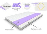 Materasso 160X200 Visco Foam Con Schiuma Comfort Materasso In Schiuma Con Memory Foam