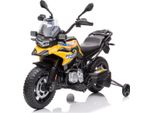 Elektro-Kindermotorrad 12V - BMW F850 GS - 3 bis 6 Jahre - EVA-Räder - Gelb