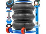 Cric Pneumatico Per Auto 6T Con Maniglia Pieghevole, Altezza Massima Di Sollevamento 40 Cm, 3 Anelli, Cric Pneumatico Per Auto Cric Ad Aria Compressa Per Camion Auto
