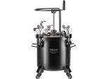 Serbatoio A Pressione Vevor Per Vernice A Spruzzo, Serbatoio A Pressione Da 20 L, Pressione Regolabile A 70 Psi, Contenitore Per Vernice A Pressione Con Rulli E Sigillante Per La Riparazione Delle Perdite,