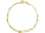 Armband Firetti "Schmuck Geschenk Silber 925 Armschmuck Armkette Kugeln", Gold (Gelbgoldfarben), ArmbäNder, Damen, 19Cm, Silber 925 (Sterlingsilber), Armband