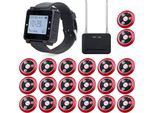 Pager Wireless Retekess T128-T117 Pager Per Ristoranti 1 Ora E 20 Pulsanti Di Chiamata Per Ospedali Bar Cliniche Dentistiche Negozio Di Veterinaria