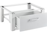 [Base Per Lavatrice Con Cassetto Max. Fino A 150 Kg Zoccolo Per Asciugatrice Piedistallo Per Base In Acciaio Alzata