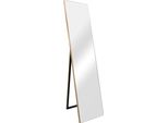 Barletta Specchio Da Terra 150X35 Cm Specchio A Figura Intera Specchio Da Toilette Rettangolare Inclinabile Oro