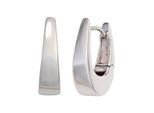 Paar Creolen Jobo, Silber (Silber 925), Ohrringe, Damen, Silber 925 (Sterlingsilber), Oval 925 Silber