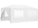[Padiglione 600X300X255Cm Tenda Da Giardino Tenda Per Feste Padiglione Da Giardino Tenda Per Birra Tendone Bianco