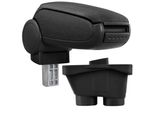 [Bracciolo Centrale, Perfetto Per Peugeot 208 Dal 2012 (3 E 5 Porte) - Bracciolo Con Vano Portaoggetti - Imbottito - Tessuto - Nero