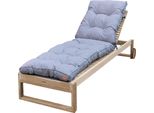 Cuscino Da Giardino Per Sdraio-Cuscino Per Sdraio-190 Cm-Grigio Chiaro