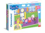 Clementoni - Puzzle Peppa Pig 40 ElementóW - Oryginalny Produkt Dla Dzieci