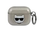 Karl Lagerfeld Kla3Uchgk Airpods 3Cover Czarny/Nero Glitter Choupette