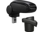 [Pro.Tec]® Citroen C2 (Bj 2003-2009) Bracciolo Centrale In Pelle Artificiale Nera Con Cuciture Bianche Bracciolo Auto Kfz
