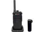 Retevis RB637 Radio Bluetooth, Walkie Talkie Con Auricolare Bluetooth, 2000 Mah Usb Ricaricabile, Torcia, Walkie Talkie Vivavoce Con Clone Wireless (Nero, 1 Pezzo)
