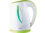 Ecg Rk 1758 Green | Bollitore Elettrico | Volume 1,7 L | Potenza 2000 W | Verde-Bianco | Plastica