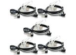Cuffie Trasmettitore Retevis Cuffie A 2 Pin Con Tubo Sonoro Compatibili Con RT24 RT24V RT27 RT622 RT619 RT28 RT15 Nestling Baofeng BF-88E BF-888S Tyhbelle Trasmettitore Kenwood (5 Pz.)