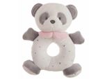 Peluche Con Sonaglio Integrato Osso Di Panda Rosa 20 Cm