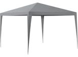 [Padiglione 300X300X255Cm Tenda Da Giardino Tenda Per Feste Padiglione Da Giardino Tenda Per Birra Tendone Grigio Scuro