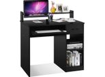 Costway Scrivania Per Computer Con Ripiano, Scrivania Per Pc Scrivania Per Ufficio Scrivania Da Lavoro 90X48X91,5 Cm