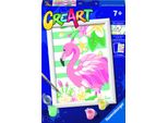 Ravensburger Creart Pittura Con I Numeri: Fenicottero Rosa 13X18Cm