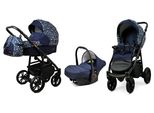 BabyLux® Color Lux | 3in1 Kinderwagen Set | Forest Deer | Kombikinderwagen | Kinderwagenset | Bu
