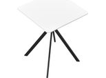 [Tavolo Da Pranzo - Bianco 60X60X75Cm - Tavolo Da Cucina Tavolo Da Sala Da Pranzo Tavolo Da Riunione Tavolo Da Conferenza