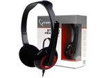 Gembird Gembird MHS-002 Cuffie/Cuffie Cablate Head-Band Chiamate/Musica Nero, Rosso