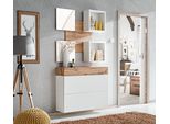 Set Anticamera Ira 5 - Rovere Wotan/Bianco