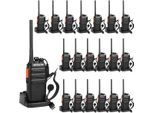 Radio Retevis RT24, Radio Portatile Vox Squelch A 16 Canali Ricaricabile Con Auricolare Base Di Ricarica Usb, Per Scuole, Alberghi, Cantieri