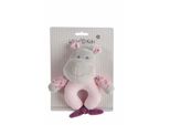 Peluche Con Sonaglio Integrato Ippopotamo