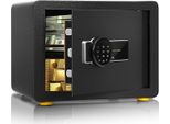 Cassaforte Costway Con Tastiera Digitale, Incl. 2 Chiavi Di Emergenza, Con Ripiano Estraibile E Sistema Di Allarme Sensibile, Per La Protezione Di Denaro, Gioielli, Armi E Documenti
